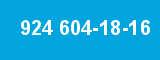 924 604-18-16 924 604-18-16